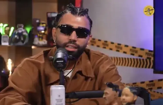 Gabigol, ex-Flamengo durante entrevista ao Podpah. Foto: Print/Canal YouTube Podpah