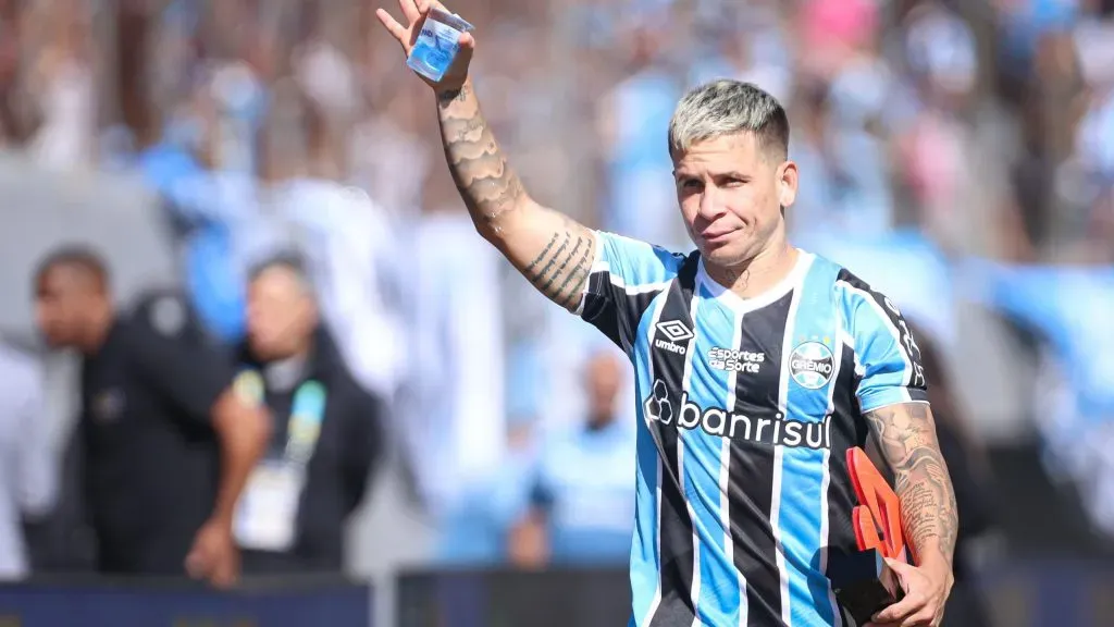 Soteldo durante partida. Foto: Maxi Franzoi/AGIF