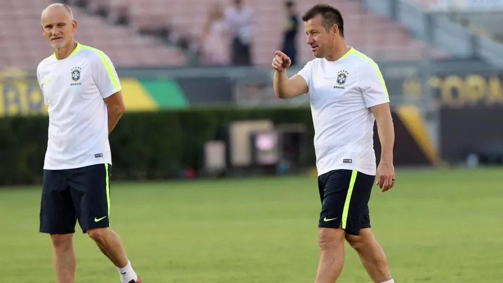 Dunga no comando da Seleção Brasileira. Foto: Cristiano Andujar/AGIF