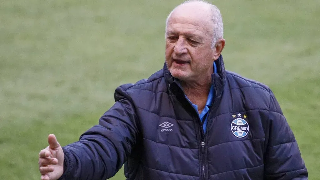 Felipão quando dirigia o Grêmio. Foto: API/AGIF