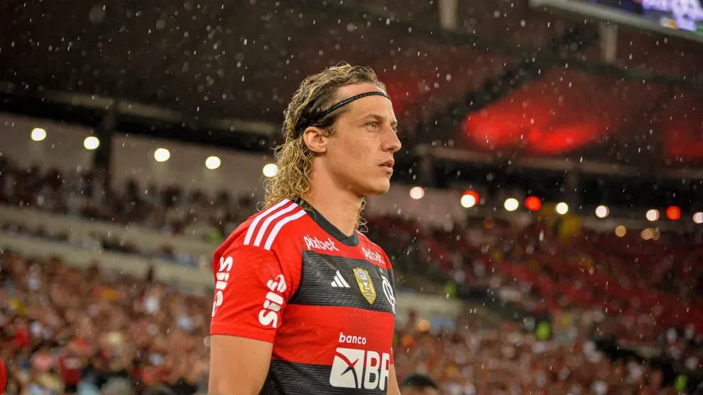 David Luiz em partida pelo Flamengo. Foto: Nayra Halm/Fotoarena