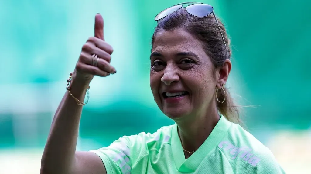 Leila Pereira, presidente do Palmeiras