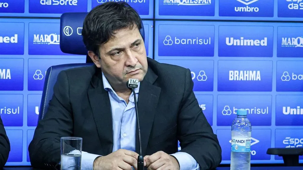 Alberto Guerra em entrevista. Foto: Maxi Franzoi/AGIF