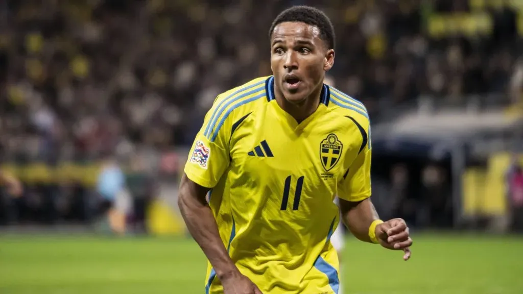 Niclas Eliasson durante partida. Foto: Johanna Säll/IMAGO/Bildbyran