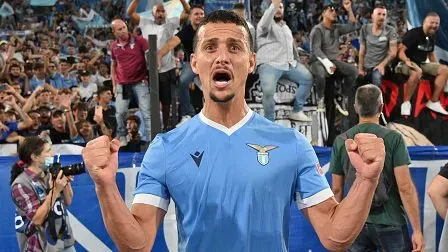 Luiz Felipe, pela Lazio. Foto: Marco Rosi - SS Lazio/Getty Images