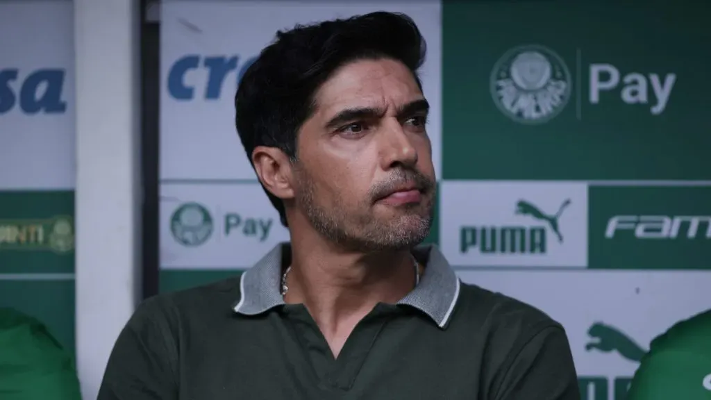 Abel Ferreira em jogo do Palmeiras