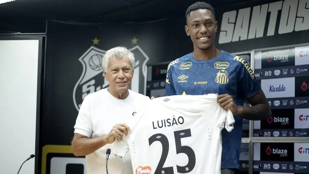 Luisão em apresentação pelo Santos