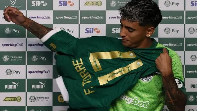 Facundo Torres, atleta do Palmeiras