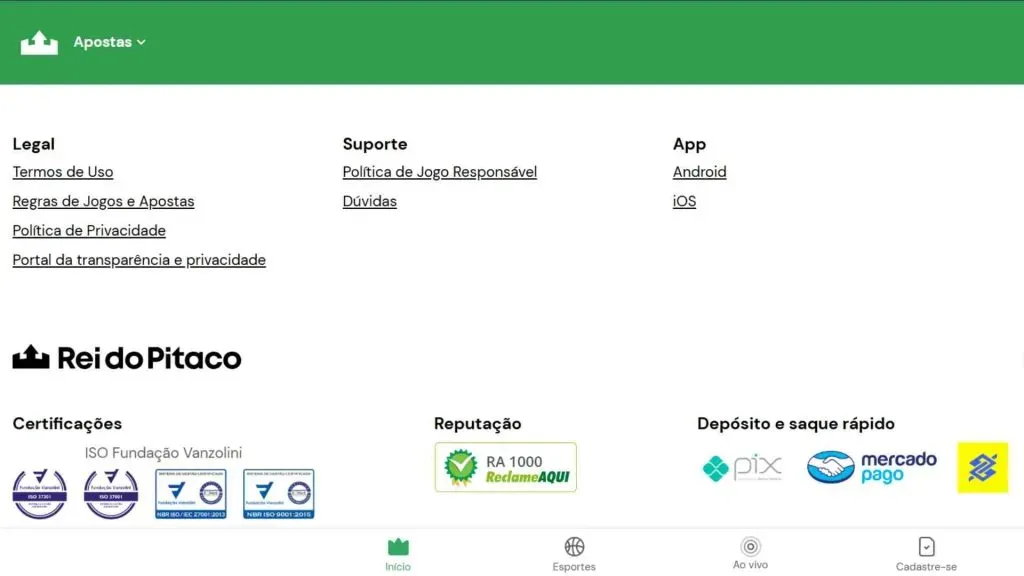 Com o app do Rei do Pitaco você tem acesso a todos os recursos da operadora