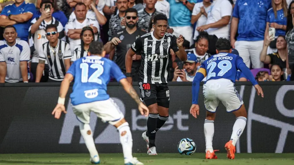 Momento de Atlético-MG X Cruzeiro. Foto: Pedro Souza/Atlético