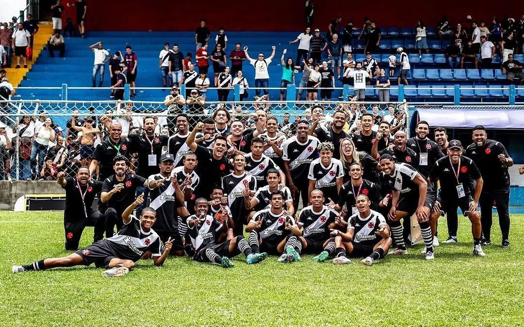 A base forte do Vasco mirava o título da Copinha, mas infelizmente se despediu da competição neste domingo. Foto: Vinicius Gentil/Vasco da Gama