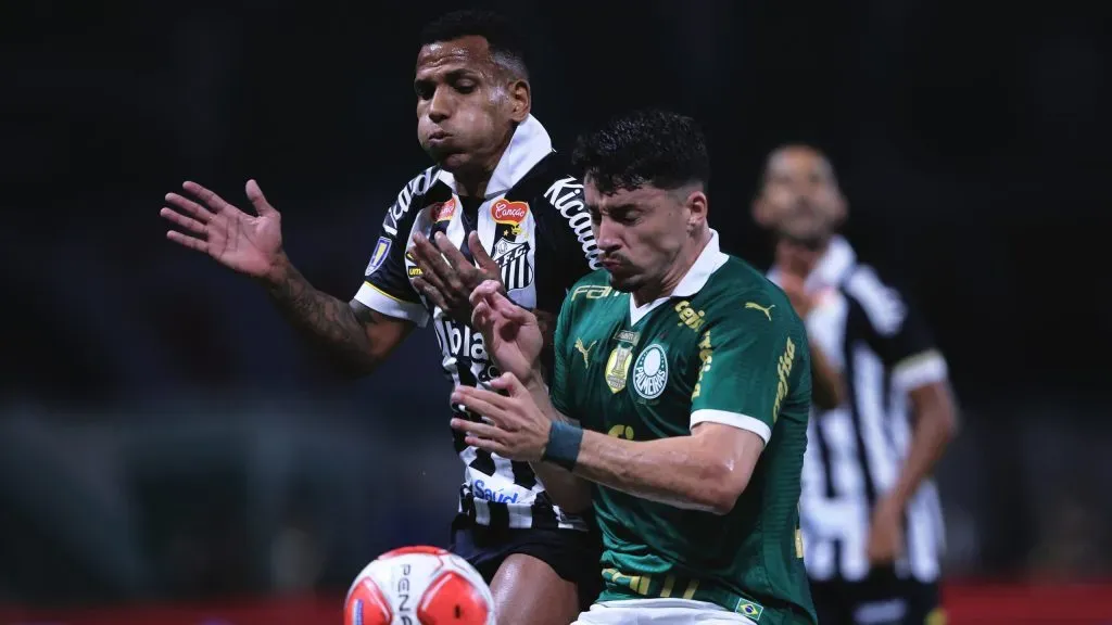 Palmeiras X Santos na final do Paulistão 2024. Foto: Ettore Chiereguini/AGIF