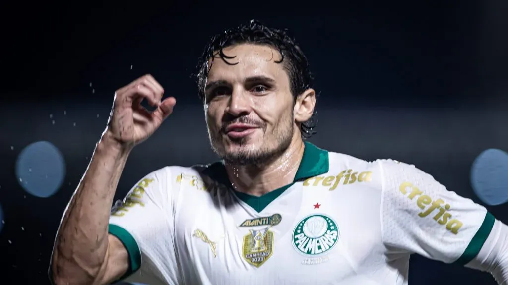 Veiga pelo Palmeiras em 2024. Foto: Isabela Azine/AGIF