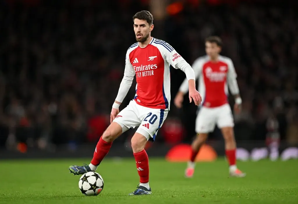 Jorginho em partida pelo Arsenal. Photo by Shaun Botterill/Getty Images
