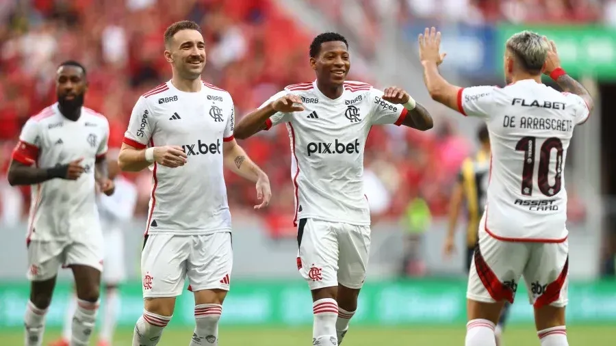 Arrascaeta em ação pelo Flamengo. Foto: Gilvan de Souza/Flamengo