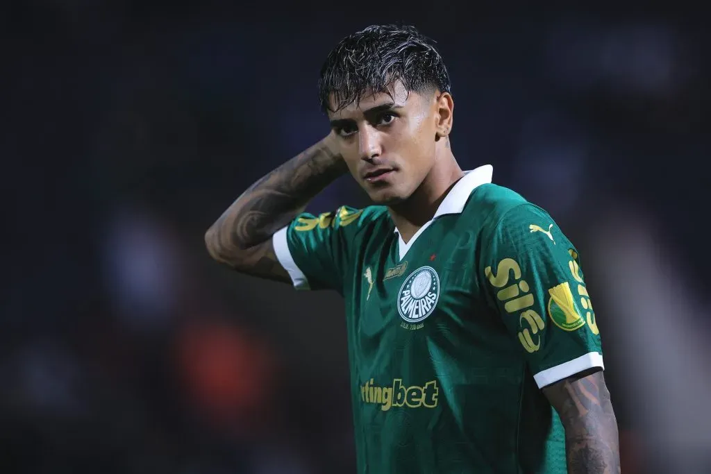 Facundo Torres marcou o único gol do Alviverde. Foto: Ettore Chiereguini/AGIF