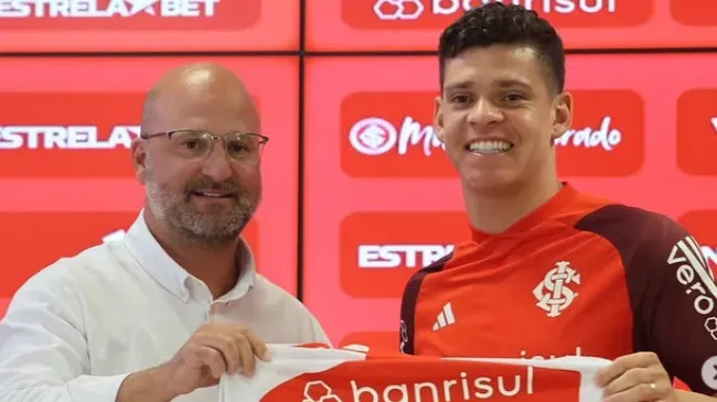 Ronaldo em apresentação no Internacional