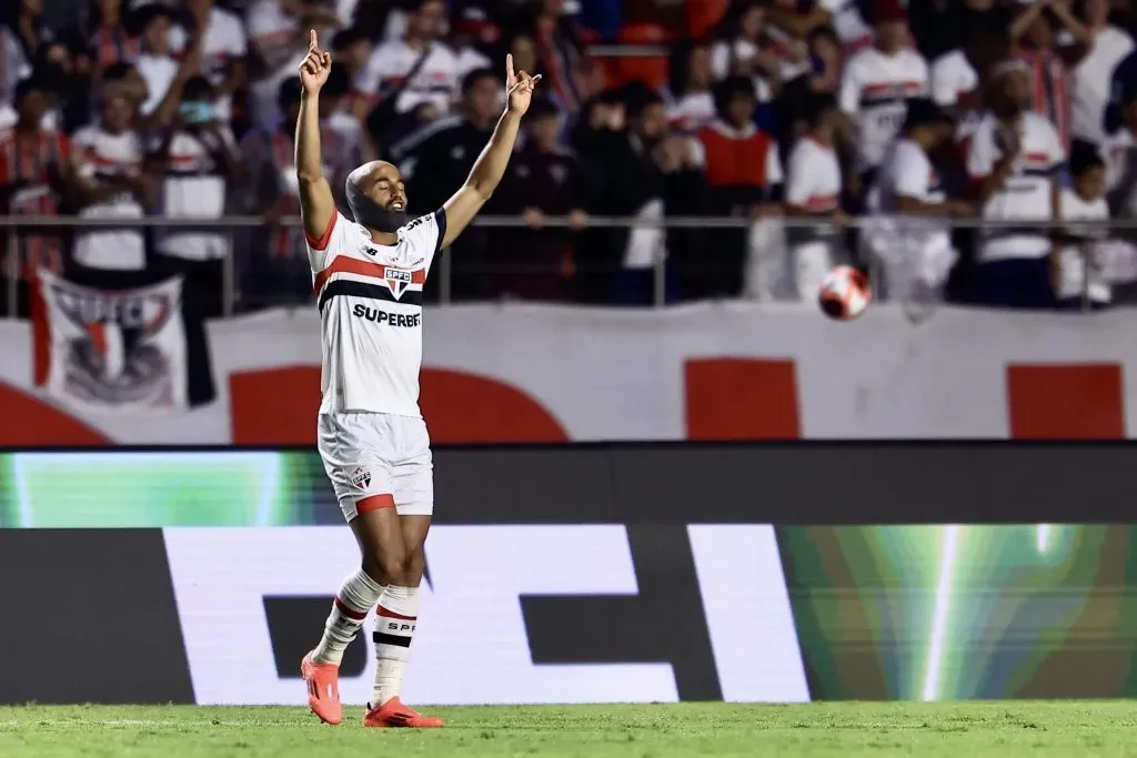 Lucas Moura foi um dos destaque no Majestoso. Foto: Marcello Zambrana/AGIF