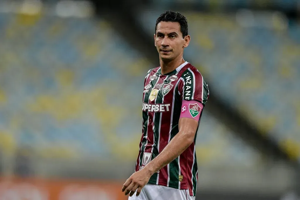 RJ – RIO DE JANEIRO – 22/10/2024 – BRASILEIRO A 2024, FLUMINENSE X ATHLETICO-PR – Ganso jogador do Fluminense durante partida contra o Athletico-PR no estadio Maracana pelo campeonato Brasileiro A 2024. Foto: Thiago Ribeiro/AGIF
