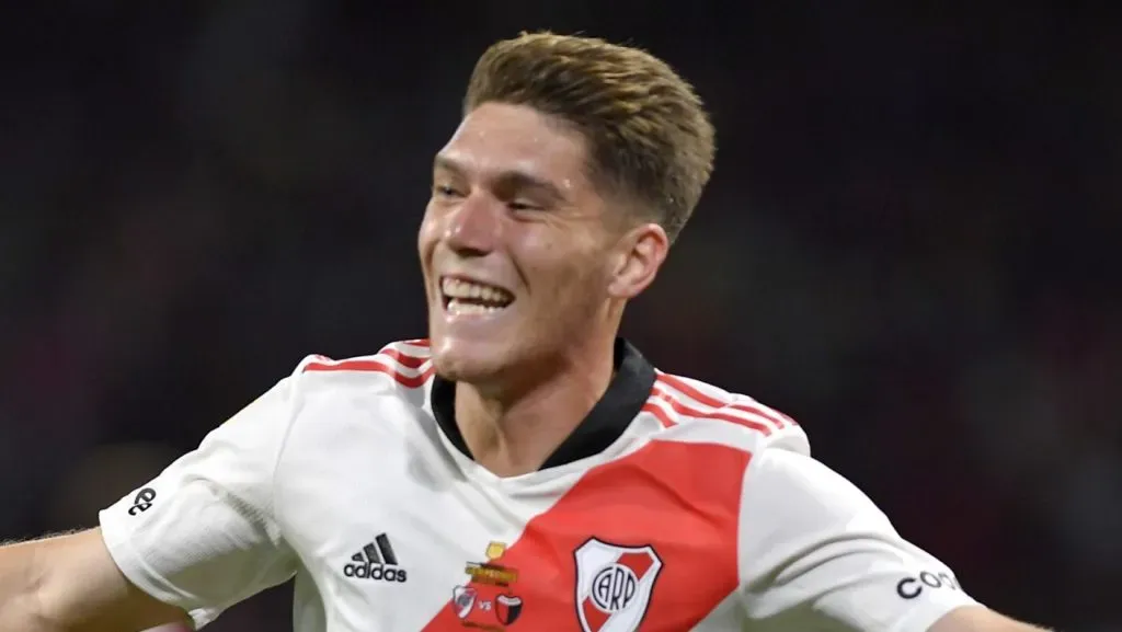 Benjamín Rollheiser, meia ex-River. (Foto de Hernan Cortez/Getty Images)