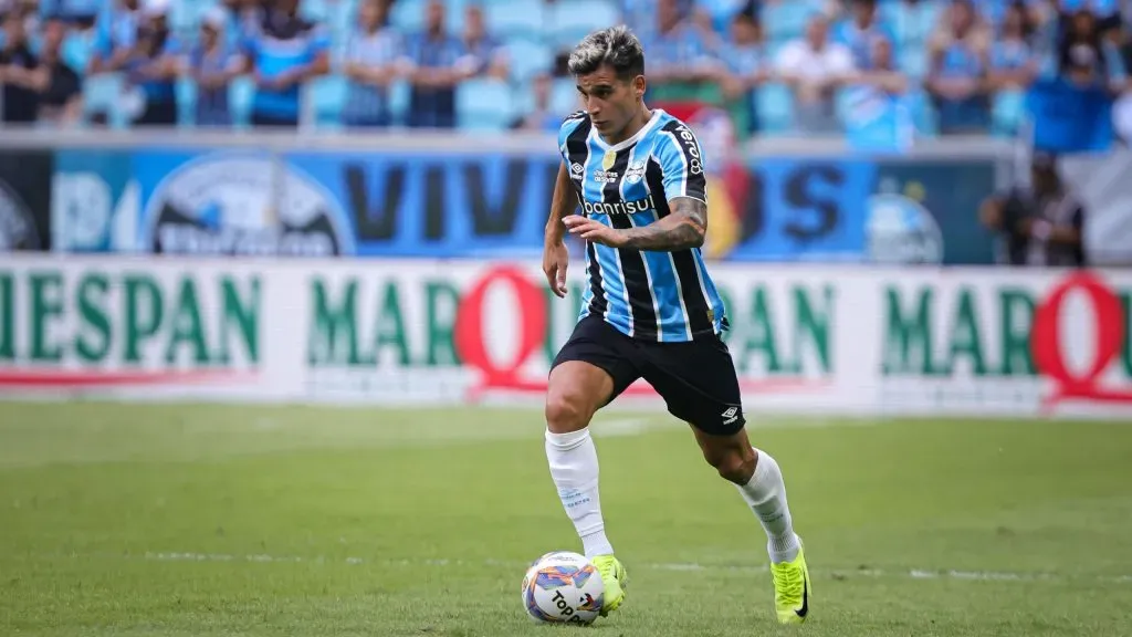 Cristaldo marcou duas vezes na goleada sobre o São Luiz. Foto: Maxi Franzoi/AGIF