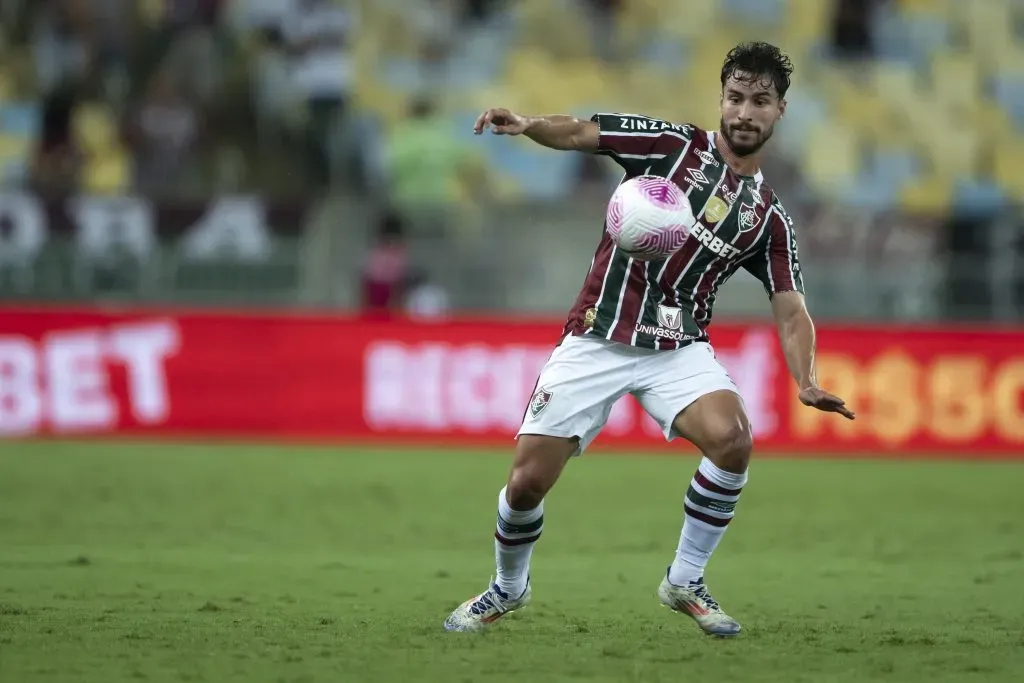 Martinelli, do Fluminense durante partida contra o Cruzeiro no estadio Maracana pelo campeonato Brasileiro A 2024. Foto: Jorge Rodrigues/AGIF