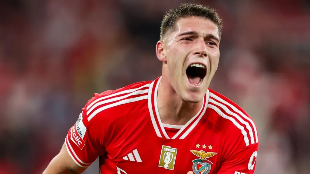 Benjamín Rollheiser no Benfica - Foto: Divulgação/Benfica