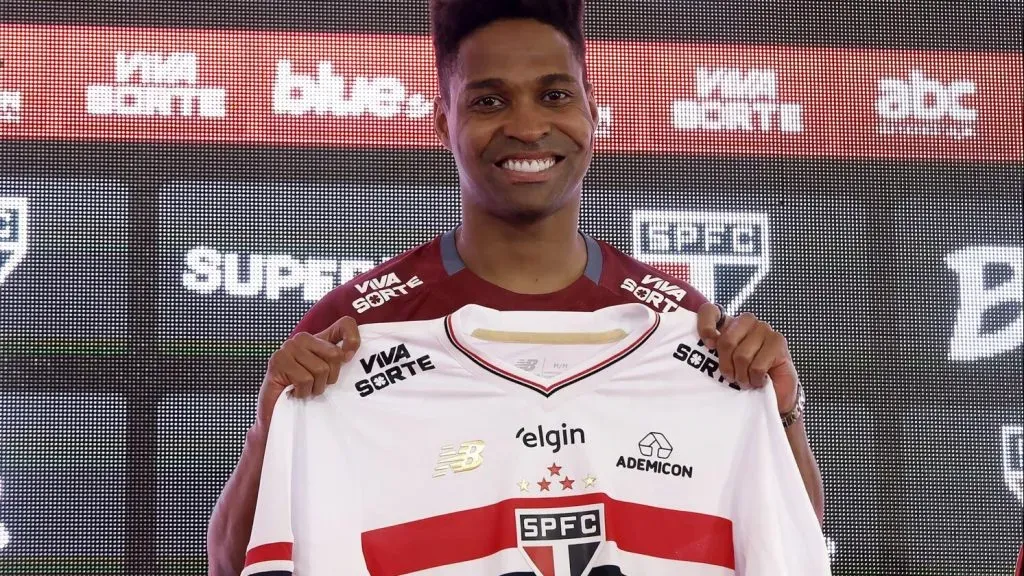 Wendell durante sua apresentação. Foto: Rubens Chiri/São Paulo FC
