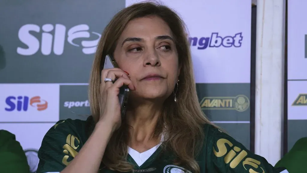 Leila Pereira no Allianz Parque