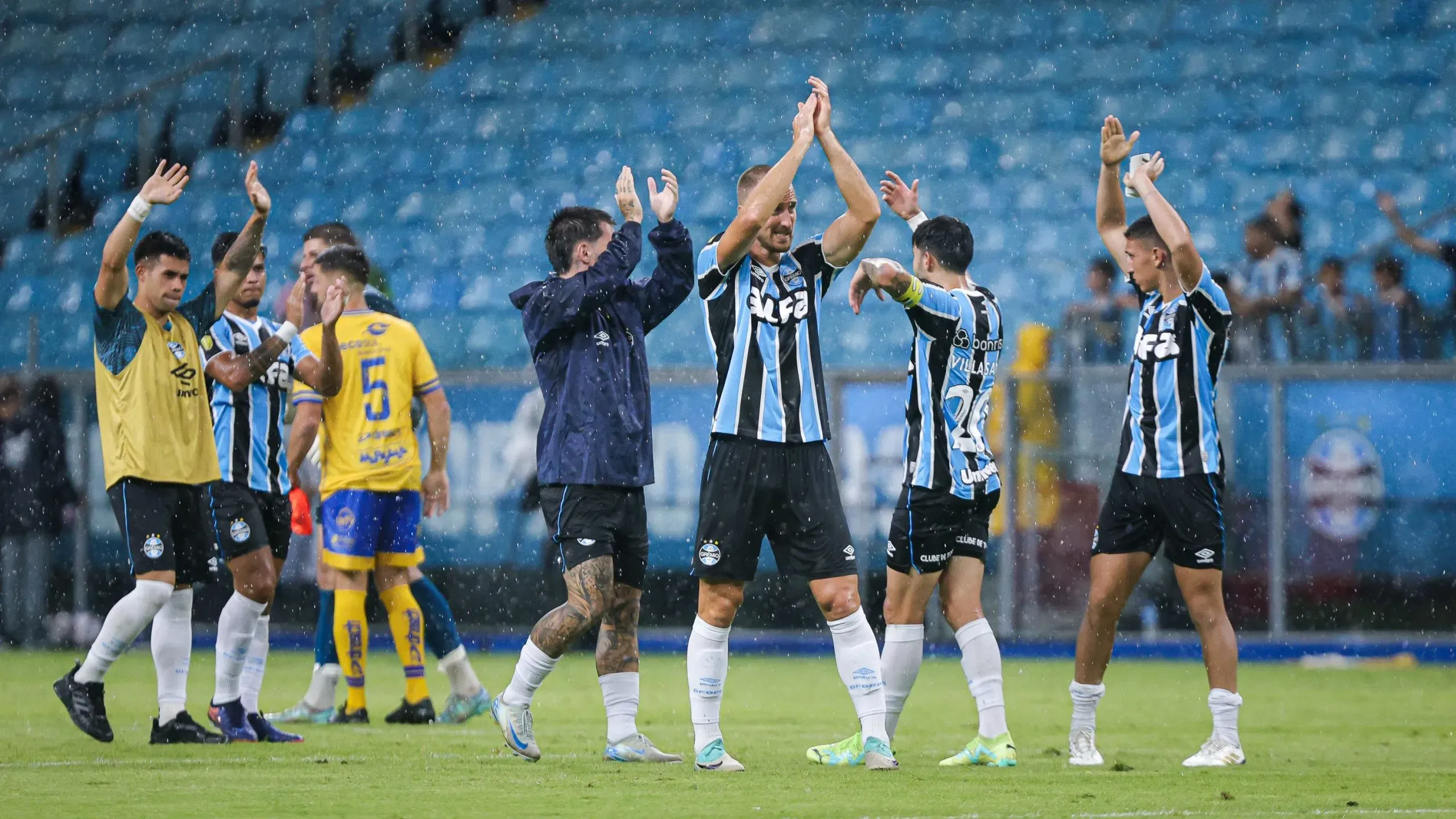 Jogadores do Grêmio