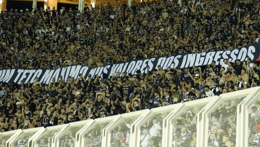 Protesto da torcida do Corinthians