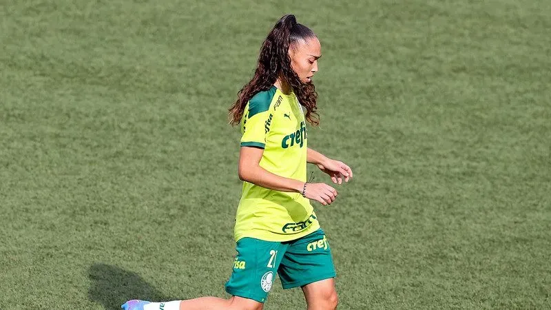 Juliana no Palmeiras. Foto: Fabio Menotti/Palmeiras