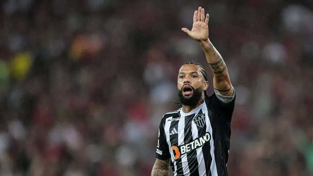 Otavio jogador do Atletico-MG durante partida contra o Flamengo no estadio Maracana pelo campeonato Brasileiro A 2024. Foto: Thiago Ribeiro/AGIF