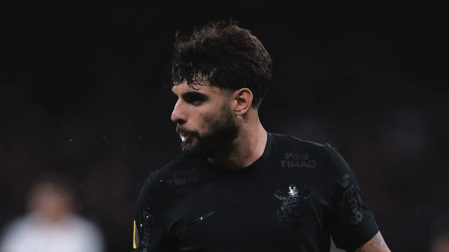 Yuri Alberto jogador do Corinthians durante partida contra o Santos no estadio Arena Corinthians pelo campeonato Paulista 2025. Foto: Ettore Chiereguini/AGIF