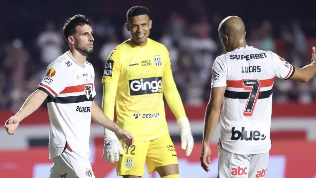 Calleri em partida do São Paulo