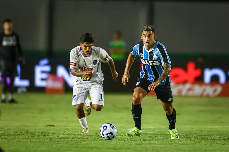 Grêmio passou pelo São Raimundo no sufoco na Copa do Brasil. Foto: Lucas Uebel/Grêmio FBPA