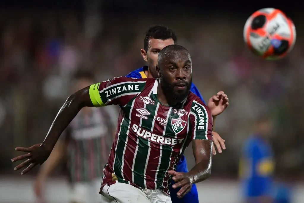 RJ – RIO DE JANEIRO – 12/01/2025 – CARIOCA 2025, FLUMINENSE X SAMPAIO CORREA – Manoel jogador do Fluminense durante partida contra o Sampaio Correa no estadio Moca Bonita pelo campeonato Carioca 2025. Foto: Thiago Ribeiro/AGIF