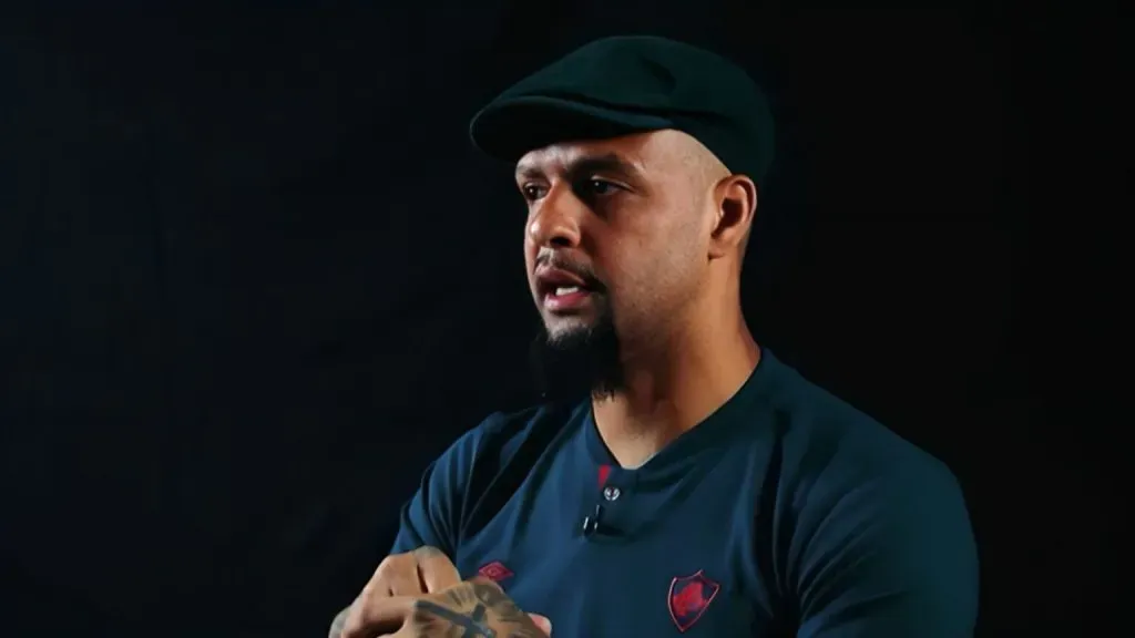 Felipe Melo, agora comentarista do Grupo Globo. Foto: Reprodução/Youtube.