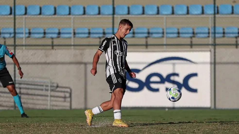 Iseppe é uma das promessas da base do Galo. Foto: Atlético-MG