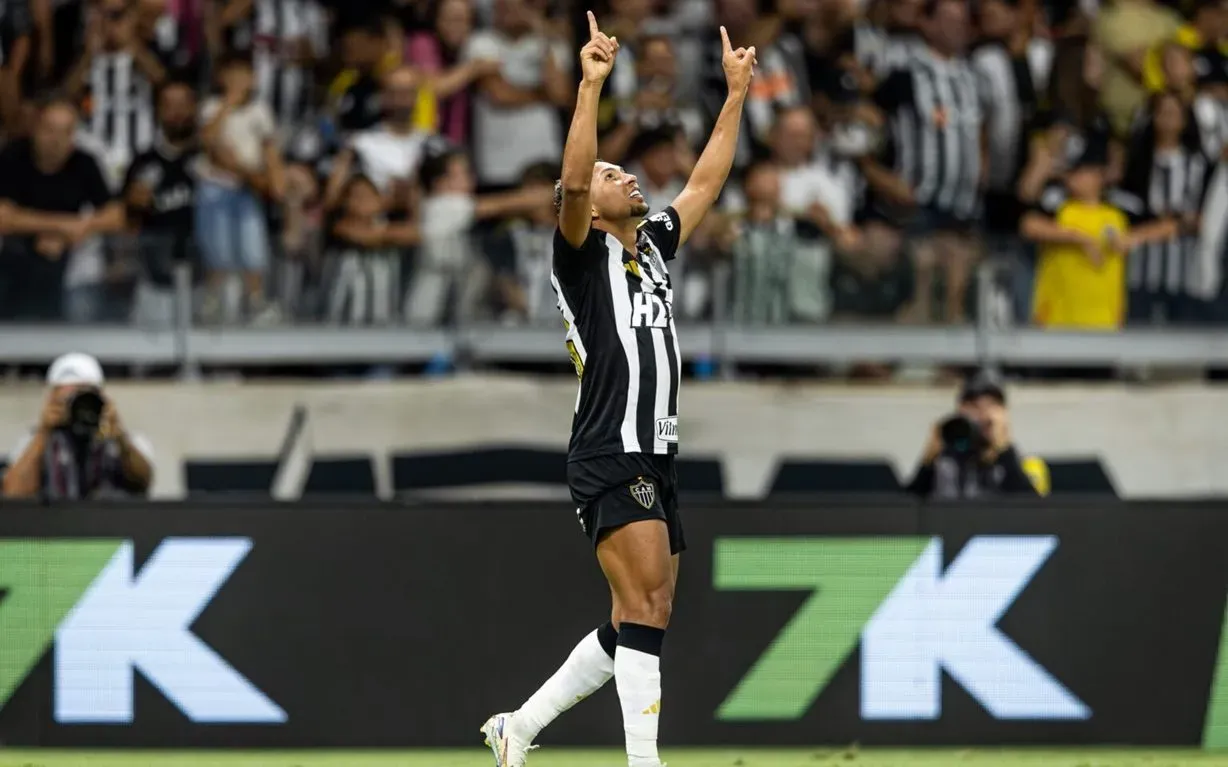 Este é terceiro gol de Rony com a camisa do Galo desde sua chegada no clube mineiro e com apoio dos atleticanos vem mais por aí. Foto: Pedro Souza/Galo