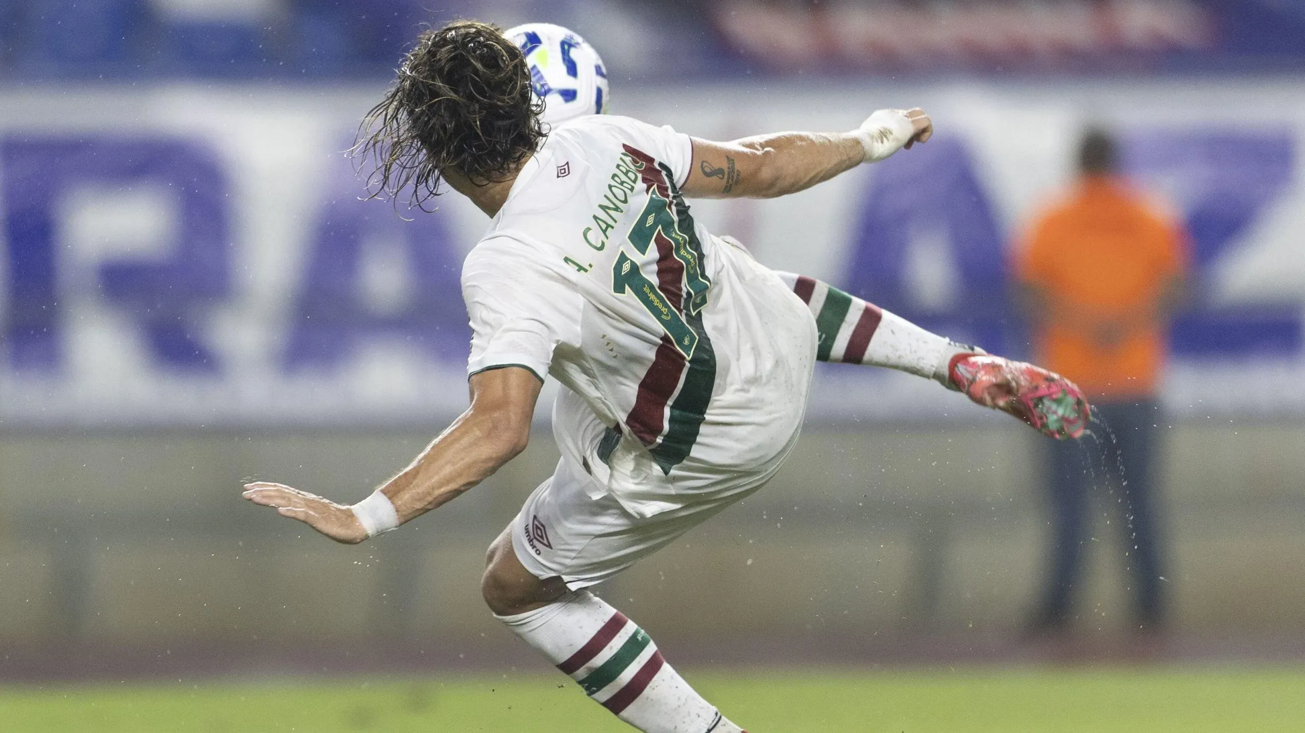 Augustin Cannobio busca finalização em partida do Fluminense diante do Águia de Marabá. Photo: Fernando Torres/AGIF Credit: AGIF/Alamy Live News