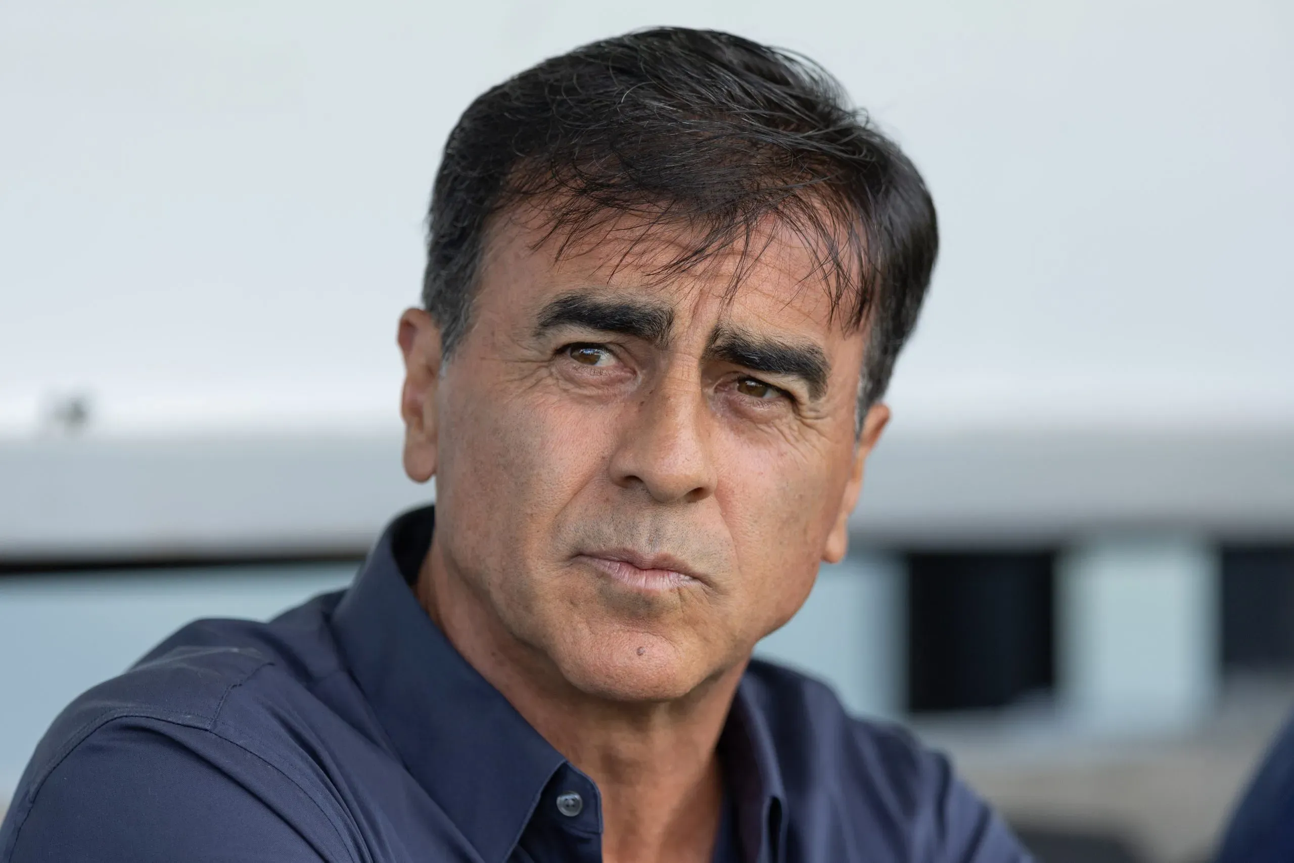 Gustavo Quinteros tecnico do Gremio durante partida contra o Juventude no estadio Alfredo Jaconi pelo campeonato Gaucho 2025. Foto: Liamara Polli/AGIF