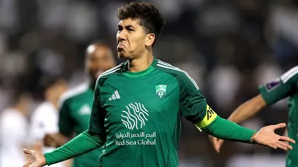 Firmino comemorando. Foto: Mohamed Farag/Getty Images