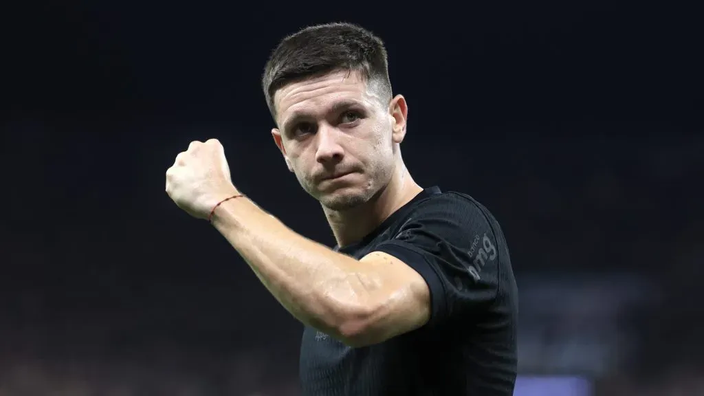 Garro marcou o gol da classificação do Corinthians no Paulistão. Foto: Marcello Zambrana/AGIF