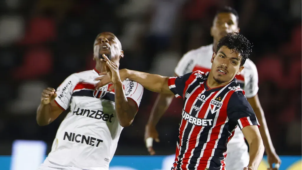 Moreira jogando pelo São Paulo. Foto: Thiago Calil/AGIF