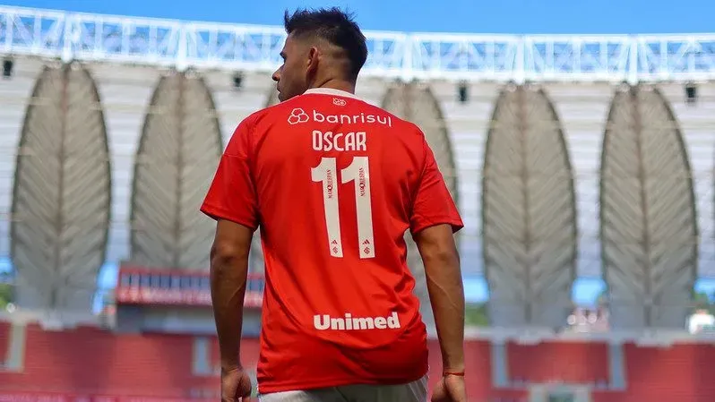Oscar Romero, novo reforço do Inter. Foto Ricardo Duarte/Internacional
