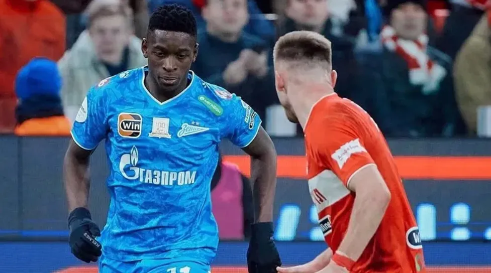 Luiz Henrique atuando pelo Zenit-RUS. Foto: Divulgação/Zenit.