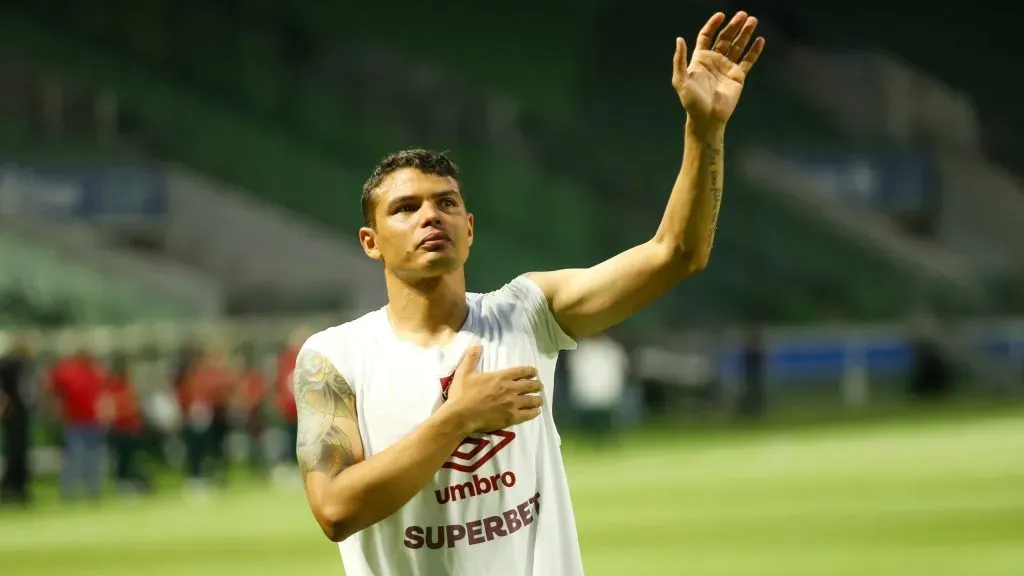 Thiago Silva no Fluminense. Foto: Marco Miatelo/AGIF