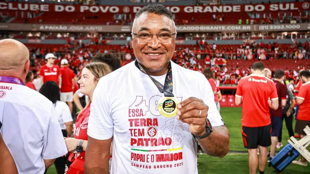 Roger Machado no Internacional. Foto: Maxi Franzoi/AGIF