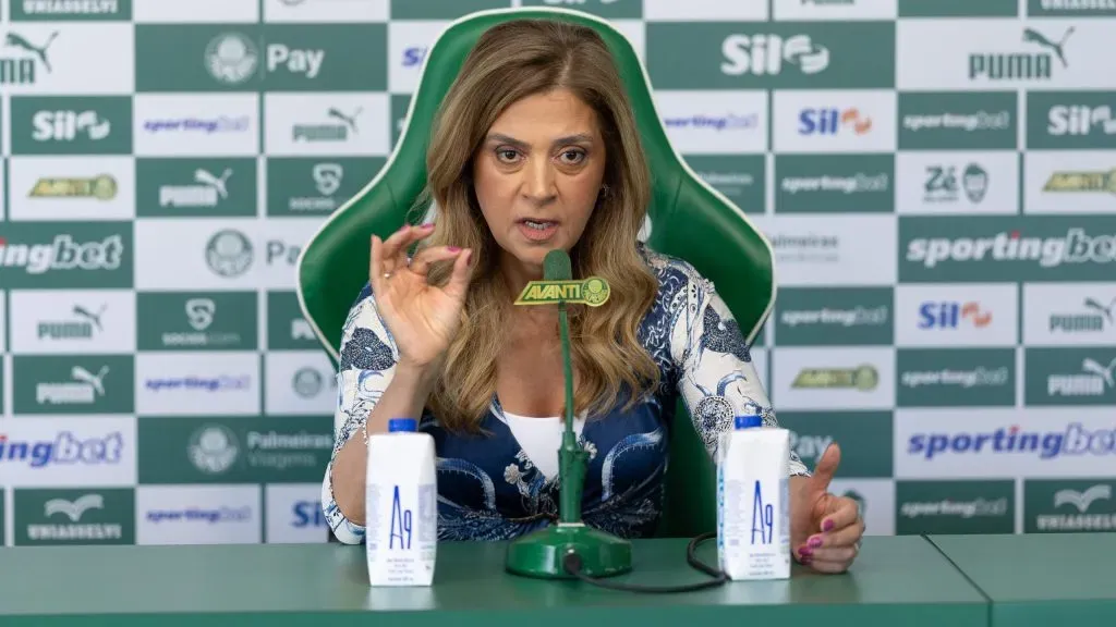 Leila Pereira, presidente do Palmeiras